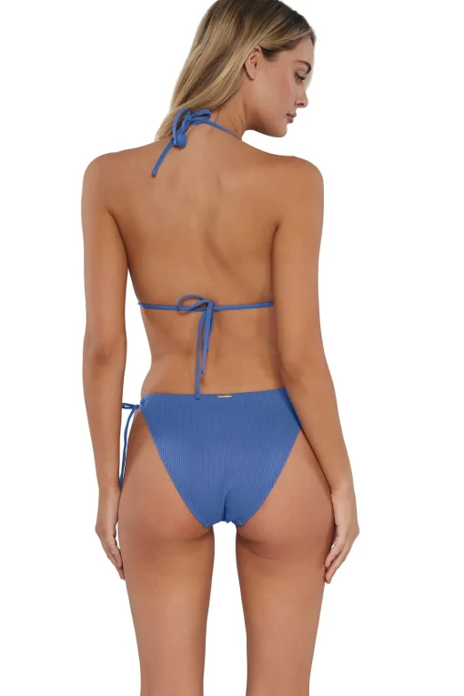 Sunsets Harbor Blue Sandbar Rib Laney Triangle Top< Wire-Free | Bikini Tops