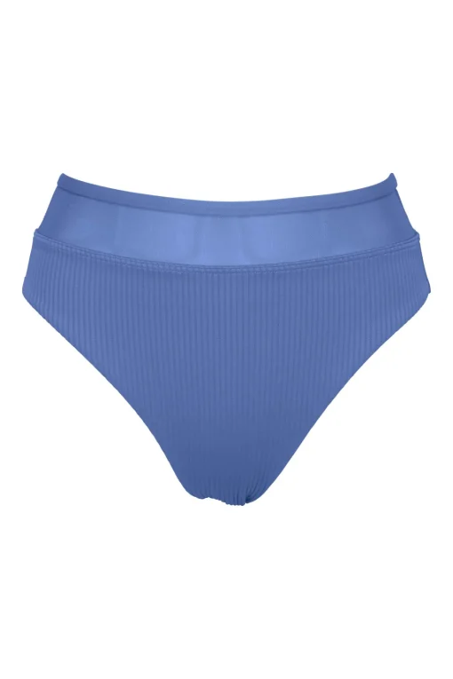 Sunsets Harbor Blue Sandbar Rib Annie High Waist Bottom< Plus Size | High-Waist