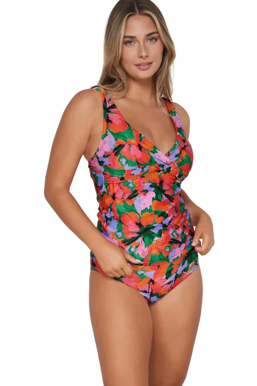 Sunsets Hummingbird Cove Elsie Tankini Top< Plus Size | Underwire
