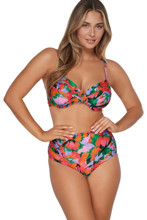 Sunsets Hummingbird Cove Capri High Waist Bottom< Plus Size | High-Waist