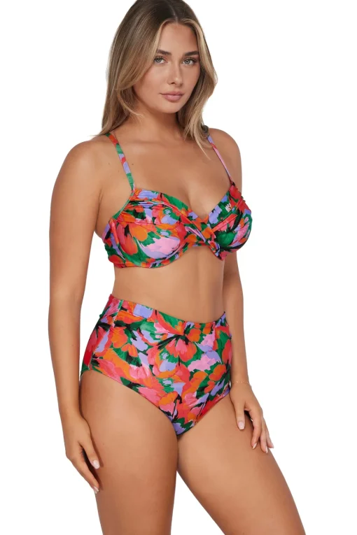 Sunsets Hummingbird Cove Capri High Waist Bottom< Plus Size | High-Waist