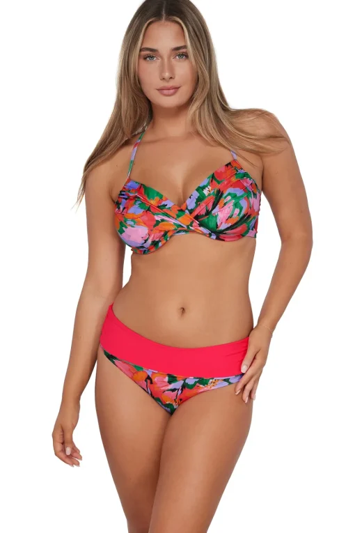 Sunsets Hummingbird Cove Capri High Waist Bottom< Plus Size | High-Waist