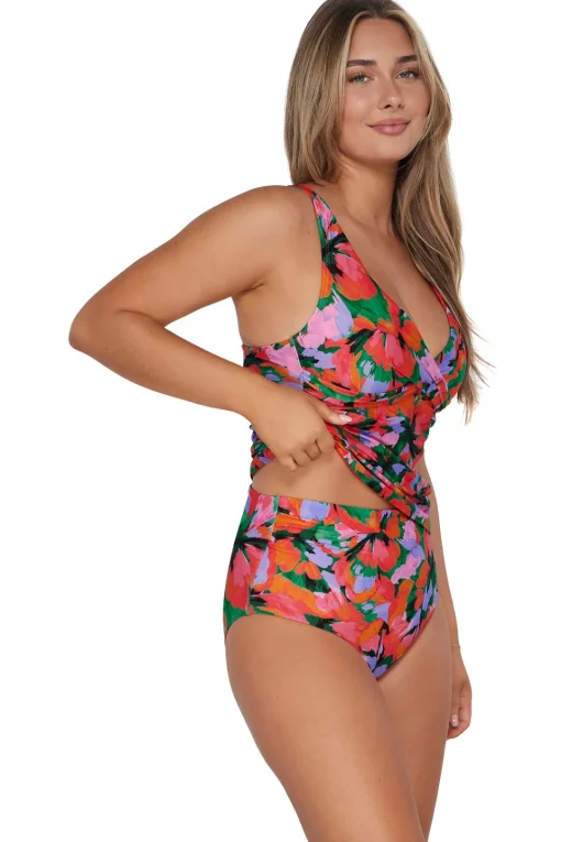 Sunsets Hummingbird Cove Elsie Tankini Top< Plus Size | Underwire