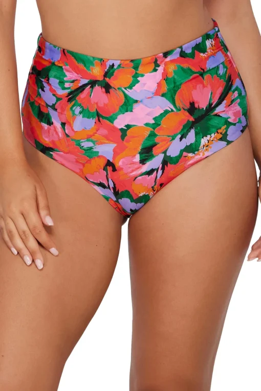 Sunsets Hummingbird Cove Capri High Waist Bottom< Plus Size | High-Waist