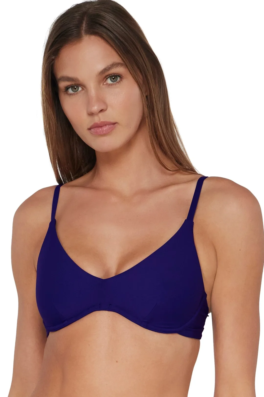 Sunsets Indigo Brooke U-Wire Top< Underwire | Bikini Tops