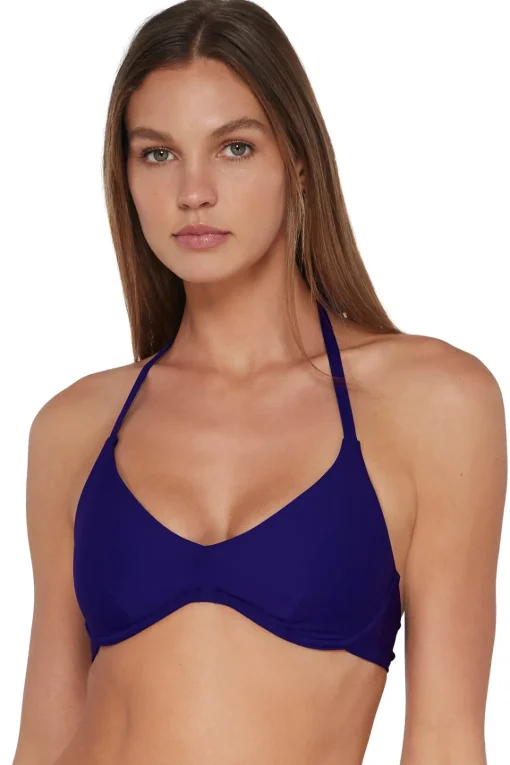 Sunsets Indigo Brooke U-Wire Top< Underwire | Bikini Tops