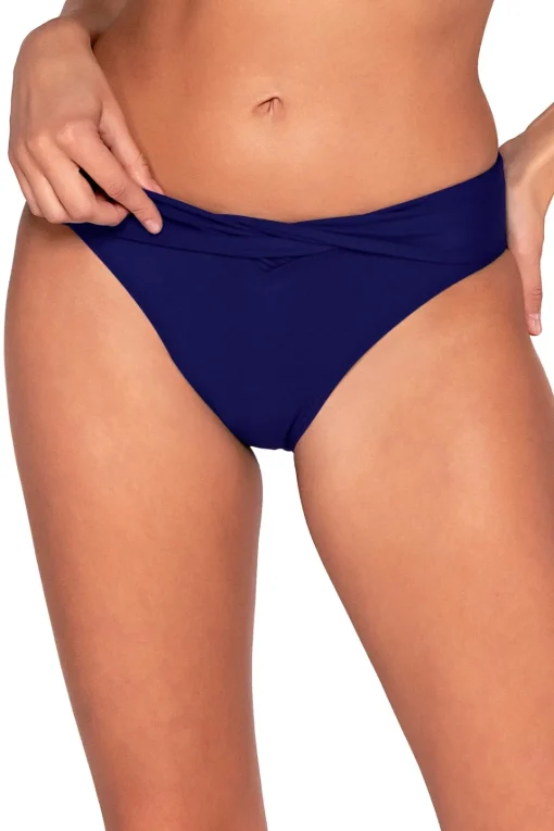 Sunsets Indigo Summer Lovin V-Front Bottom< High-Waist