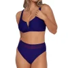 Sunsets Indigo Vienna V-Wire Top< Plus Size | Underwire
