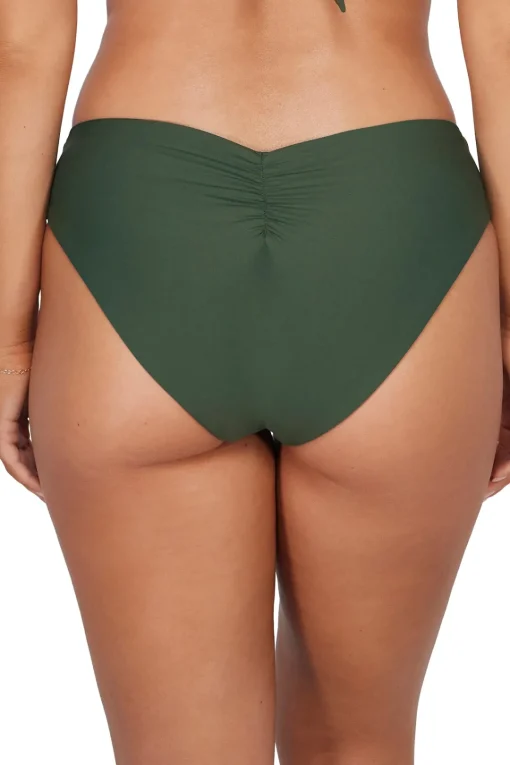 Sunsets Island Green Alana Reversible Hipster Bottom< Low-Rise | Bikini Bottoms