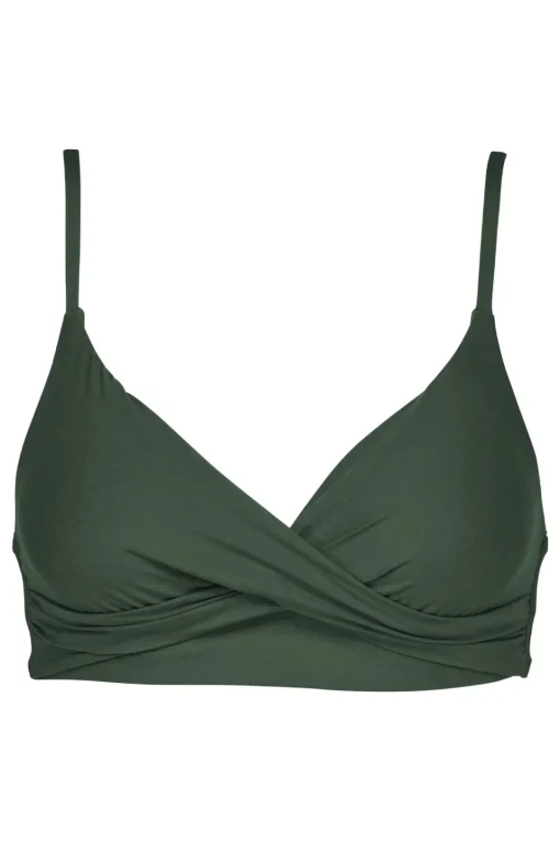 Sunsets Island Green Lyla Bralette Top< Wire-Free