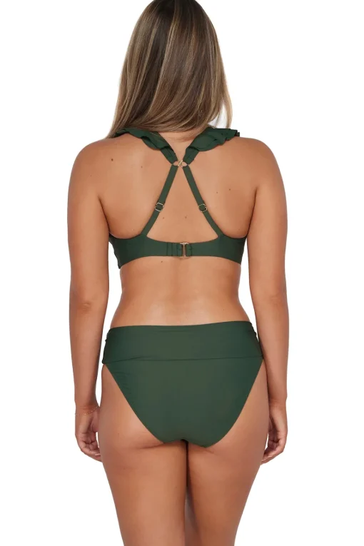 Sunsets Island Green Willa Wireless Top< Plus Size | Wire-Free