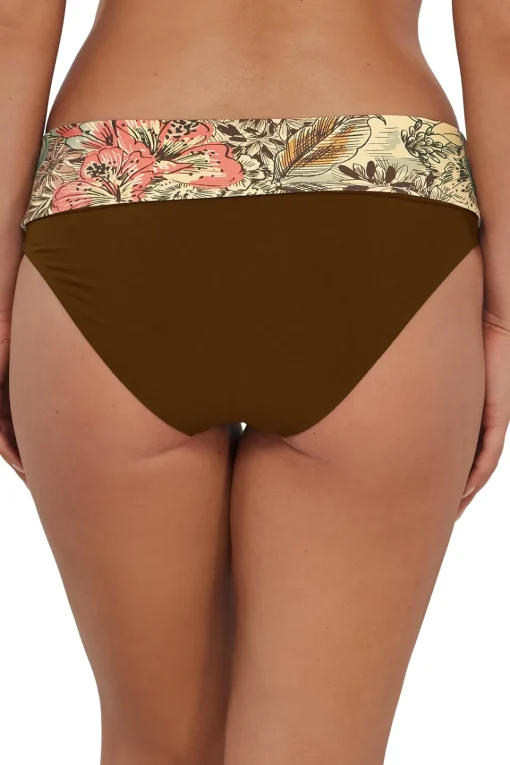 Sunsets Island Spice Capri High Waist Bottom< Plus Size | High-Waist