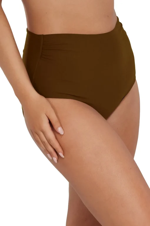 Sunsets Island Spice Capri High Waist Bottom< Plus Size | High-Waist