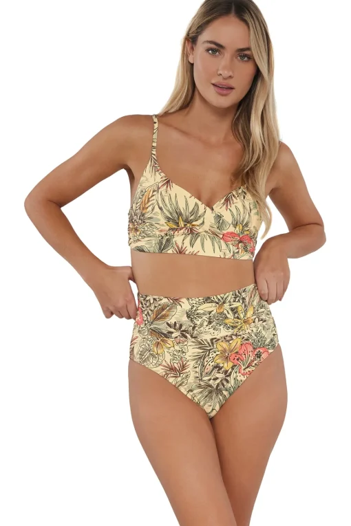 Sunsets Island Spice Hannah High Waist Bottom< Plus Size | High-Waist