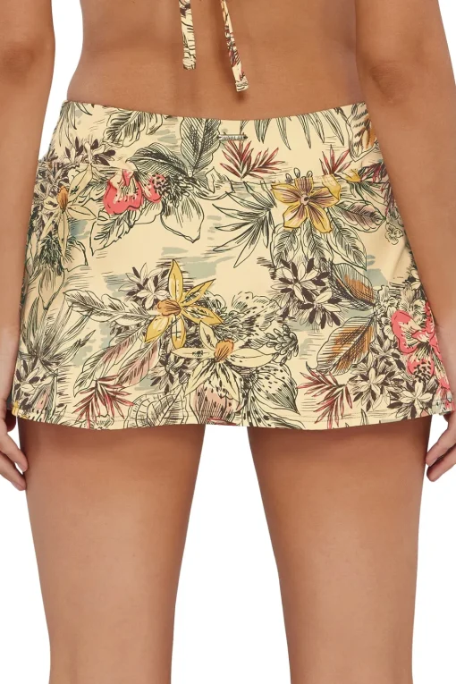 Sunsets Island Spice Sporty Swim Skirt< Plus Size