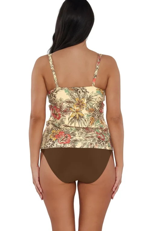 Sunsets Island Spice Taylor Tankini Top< Plus Size | Underwire