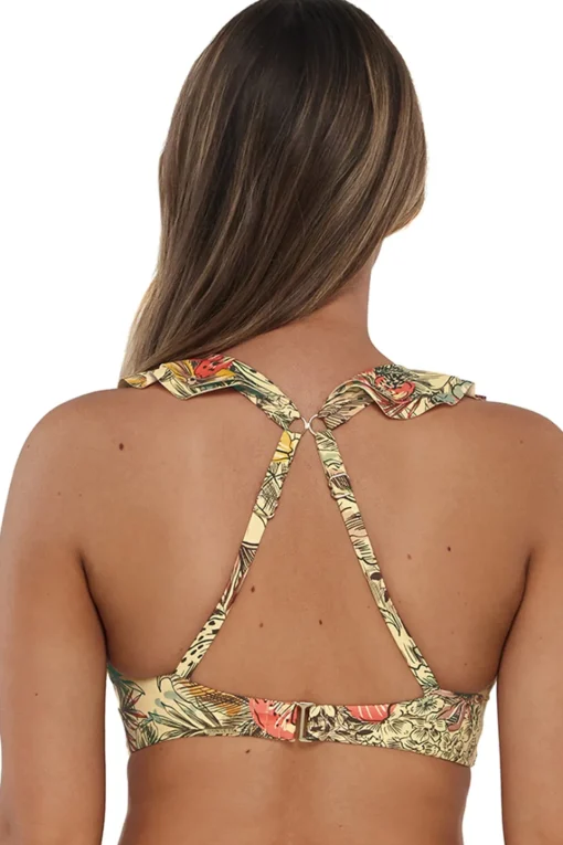 Sunsets Island Spice Willa Wireless Top< Plus Size | Wire-Free