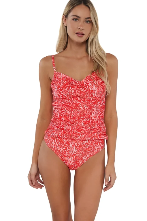 Sunsets Majorca Simone Tankini Top< Wire-Free | Tankinis