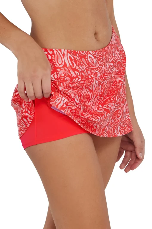 Sunsets Majorca Sporty Swim Skirt< Plus Size