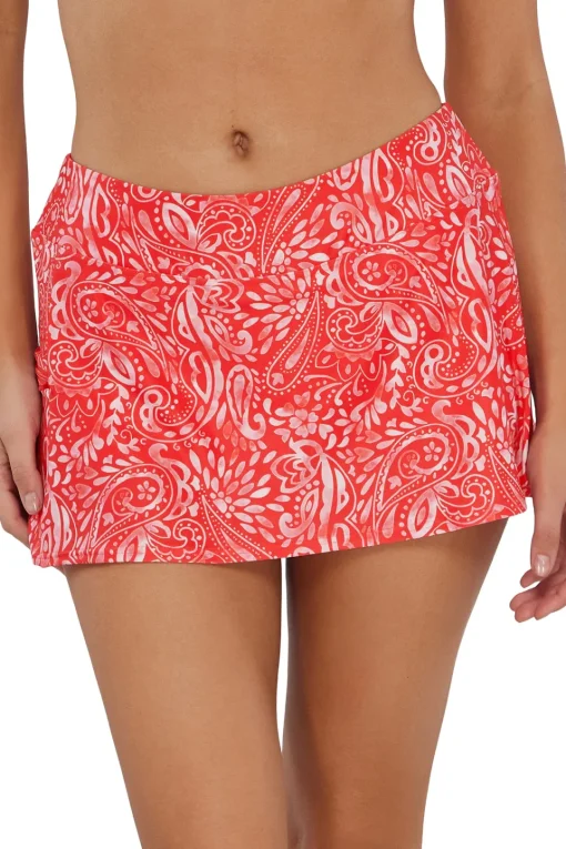 Sunsets Majorca Sporty Swim Skirt< Plus Size