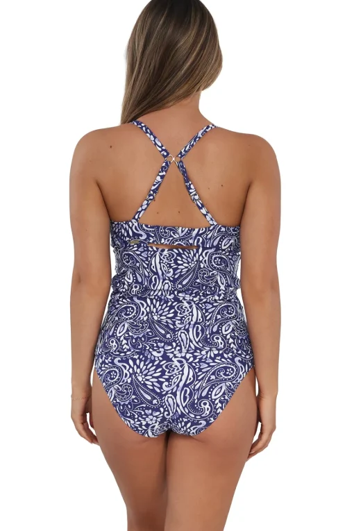 Sunsets Marina Zuri V-Wire Tankini Top< Plus Size | Underwire
