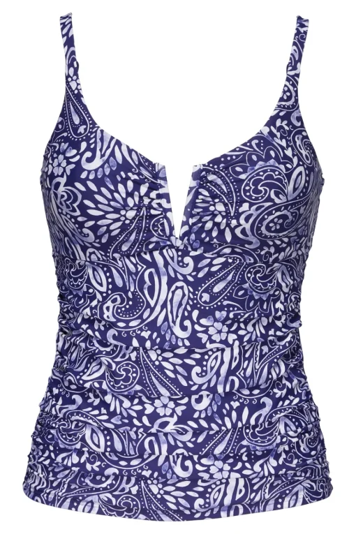 Sunsets Marina Zuri V-Wire Tankini Top< Plus Size | Underwire