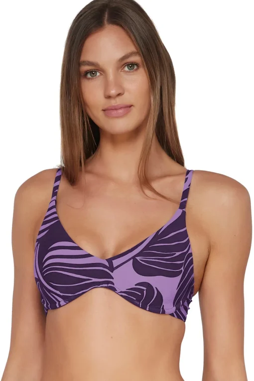 Sunsets Mystic Palms Brooke U-Wire Top< Underwire | Bikini Tops