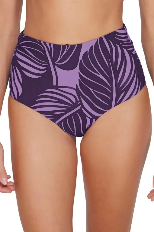 Sunsets Mystic Palms Capri High Waist Bottom< Plus Size | High-Waist