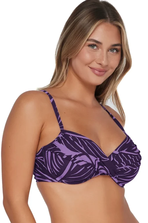 Sunsets Mystic Palms Crossroads Underwire Top< Plus Size | Underwire