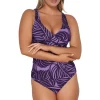 Sunsets Mystic Palms Elsie Tankini Top< Plus Size | Underwire