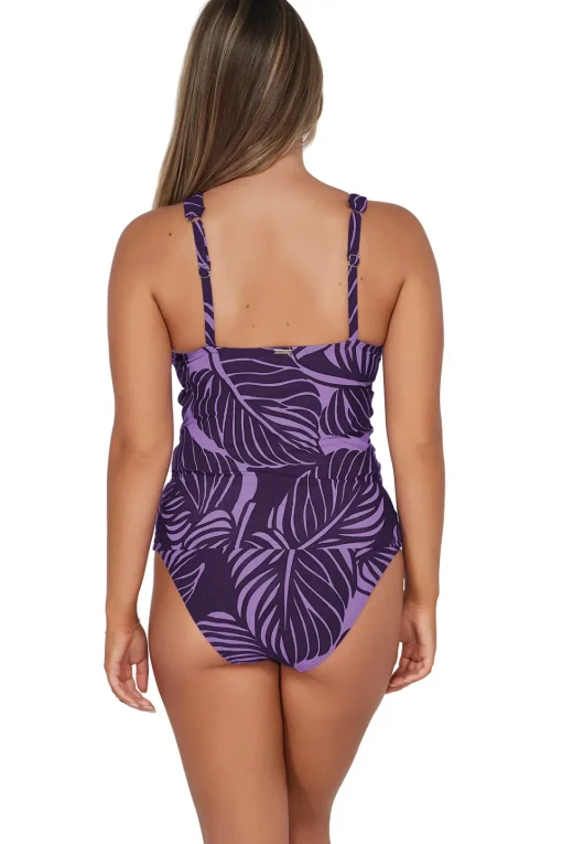 Sunsets Mystic Palms Elsie Tankini Top< Plus Size | Underwire