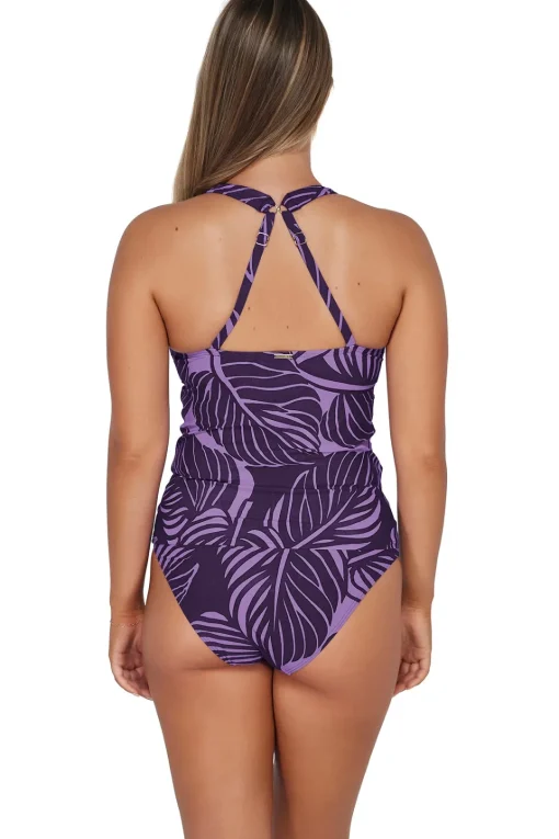 Sunsets Mystic Palms Elsie Tankini Top< Plus Size | Underwire