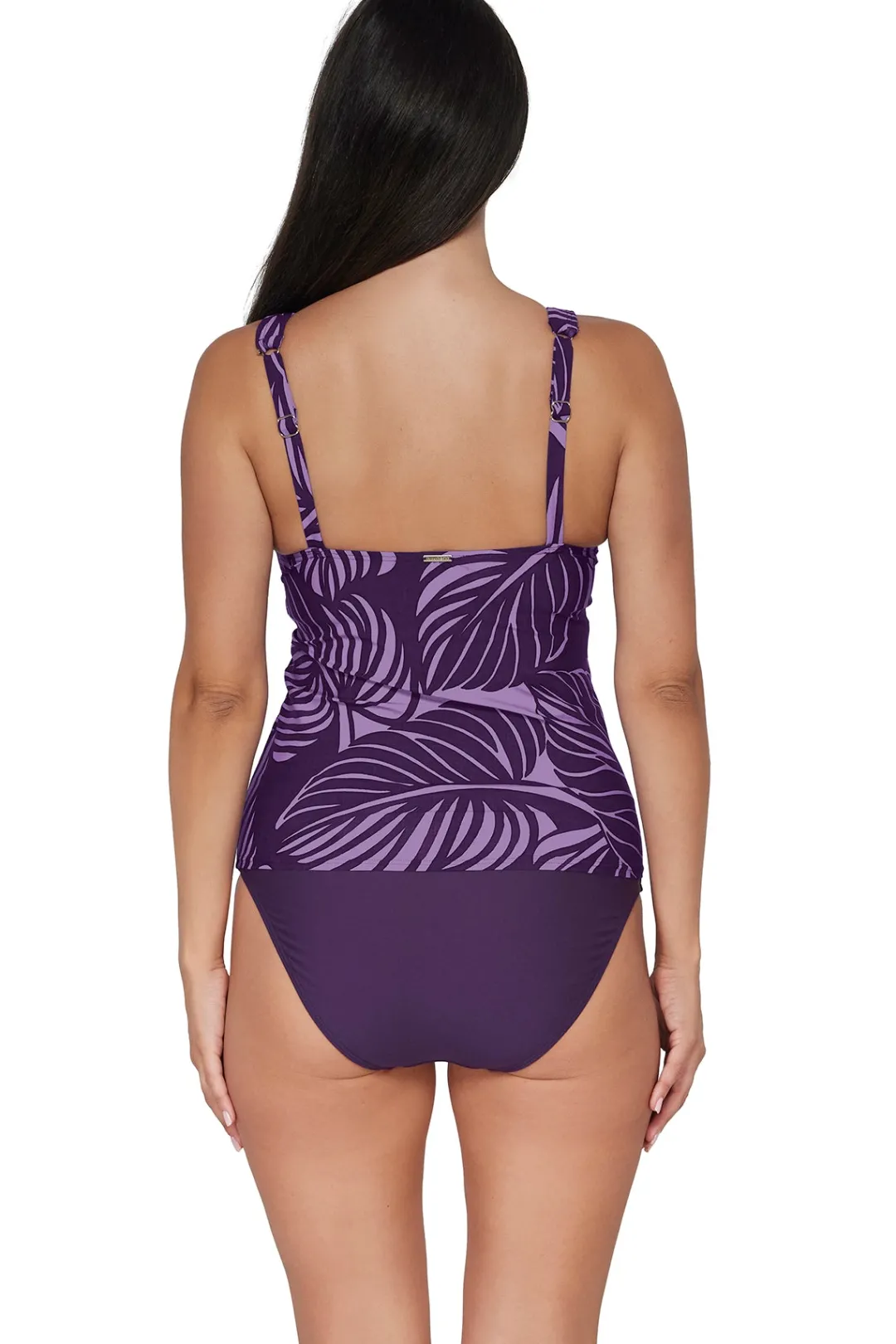 Sunsets Mystic Palms Elsie Tankini Top< Plus Size | Underwire