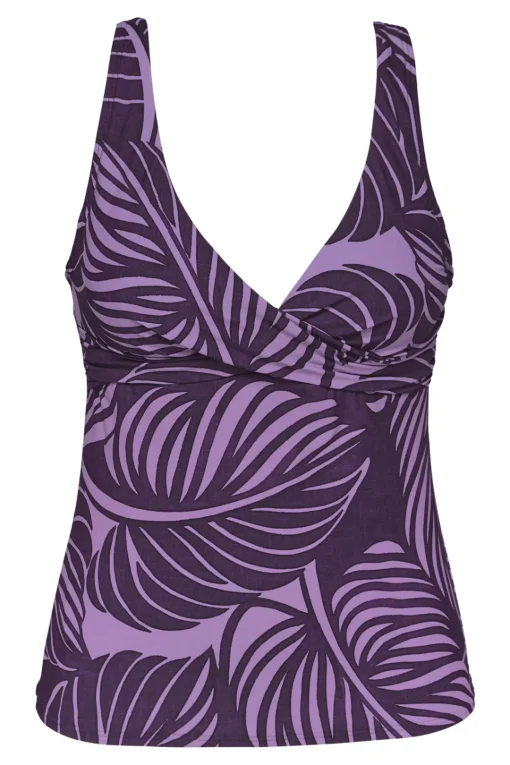 Sunsets Mystic Palms Elsie Tankini Top< Plus Size | Underwire