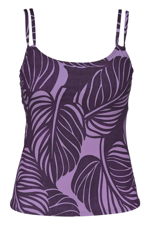 Sunsets Mystic Palms Taylor Tankini Top< Plus Size | Underwire