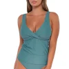 Sunsets Ocean Elsie Tankini Top< Plus Size | Bra-Sized