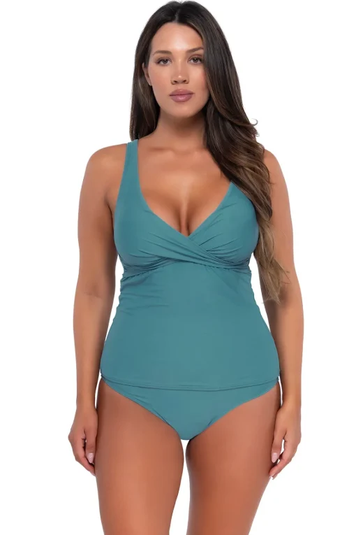 Sunsets Ocean Elsie Tankini Top< Plus Size | Bra-Sized