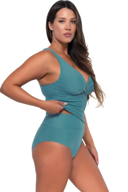 Sunsets Ocean Elsie Tankini Top< Plus Size | Bra-Sized