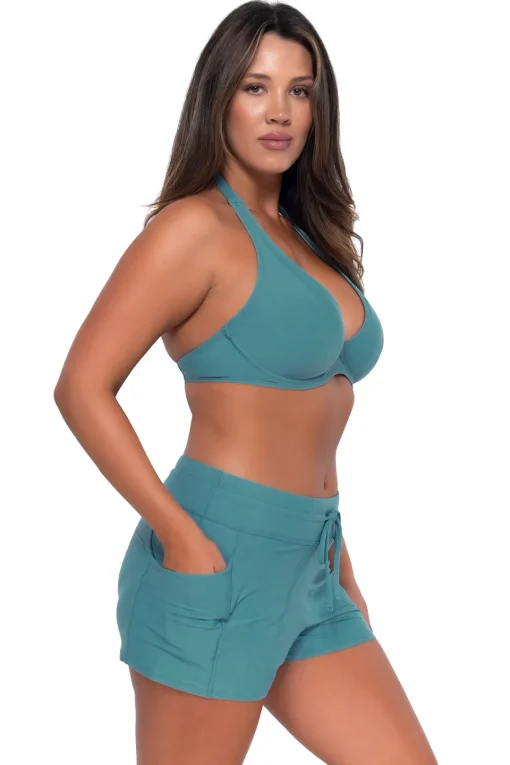 Sunsets Ocean Muse Halter Top< Plus Size | Bra-Sized