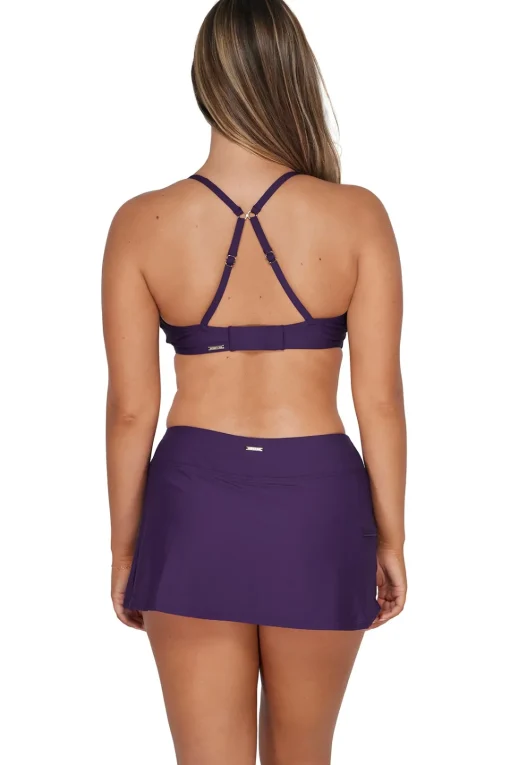 Sunsets Paradise Plum Kauai Keyhole Top< Plus Size | Underwire