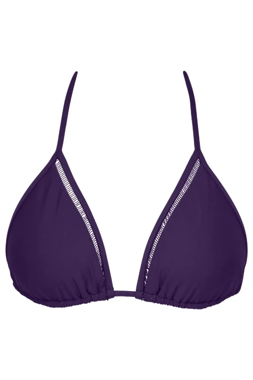 Sunsets Paradise Plum Laney Triangle Top< Wire-Free | Bikini Tops
