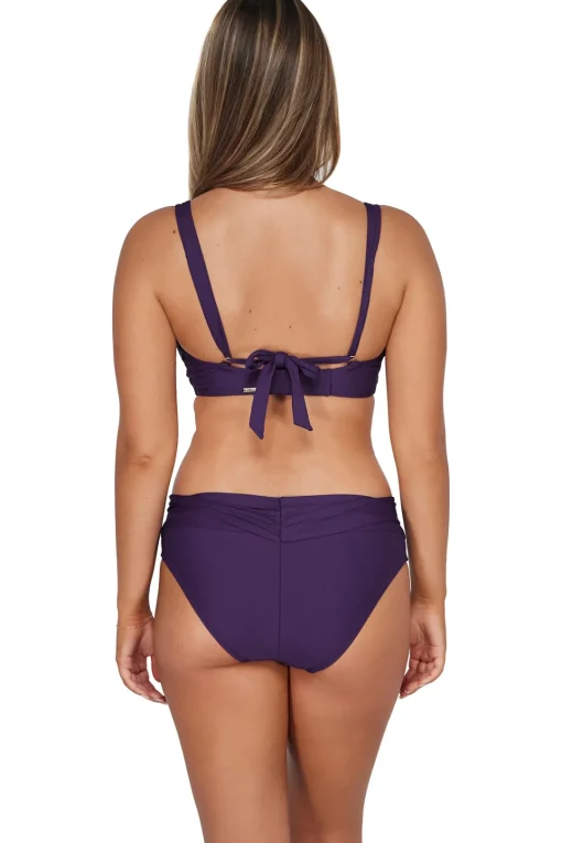 Sunsets Paradise Plum Vienna V-Wire Top< Plus Size | Underwire