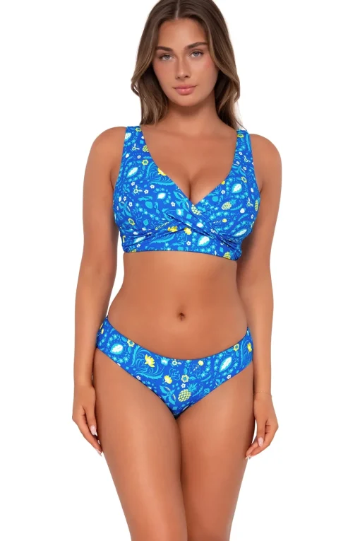 Sunsets Pineapple Grove Alana Reversible Hipster Bottom< Low-Rise | Bikini Bottoms