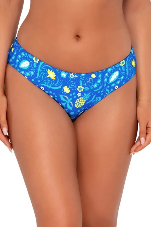Sunsets Pineapple Grove Alana Reversible Hipster Bottom< Low-Rise | Bikini Bottoms