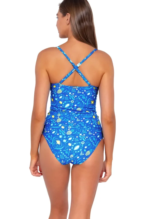 Sunsets Pineapple Grove Simone Tankini Top< Wire-Free | Tankinis