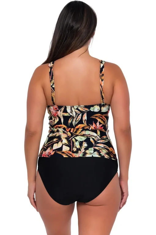 Sunsets Retro Retreat Elsie Tankini Top< Plus Size | Underwire