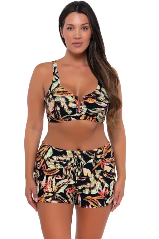 Sunsets Retro Retreat Vienna V-Wire Top< Plus Size | Underwire