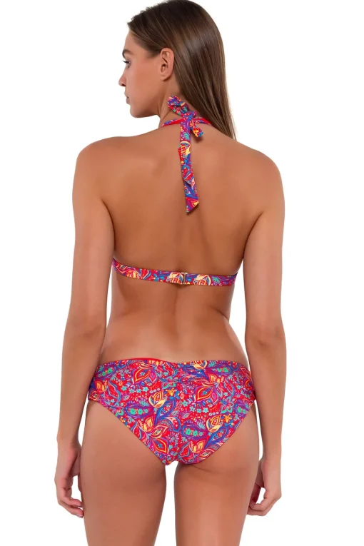 Sunsets Rue Paisley Faith Halter Top< Wire-Free | Bikini Tops