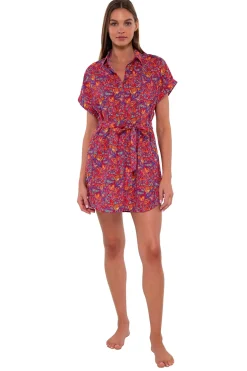 Sunsets Rue Paisley Lucia Dress< Cover-Ups