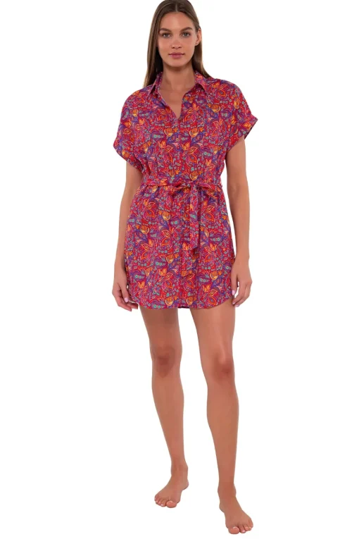 Sunsets Rue Paisley Lucia Dress< Cover-Ups